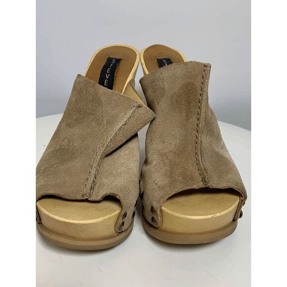 Steven by Steve Madden Barc Leather Suede Clogs - Picture 3 of 9